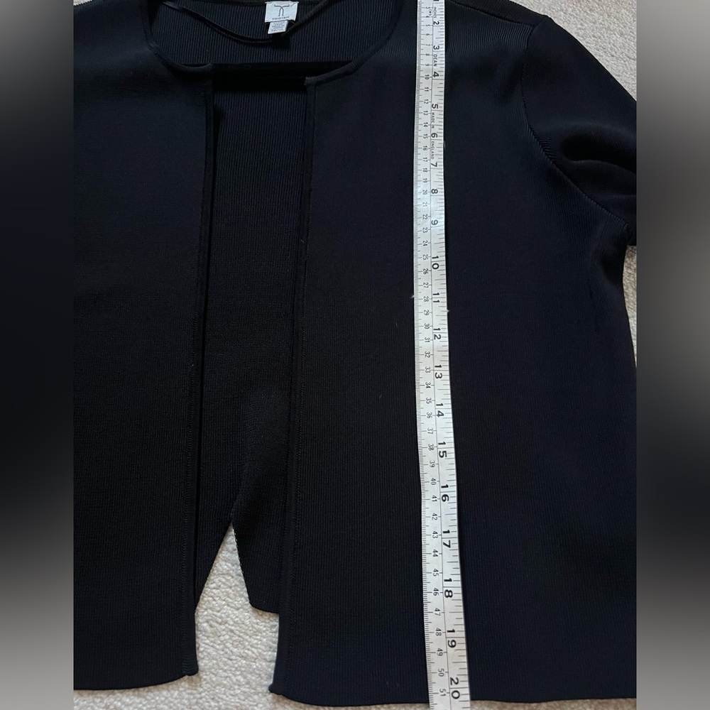 Tristan Gorgeous Black Open Front Cardigan - Picture 6 of 9